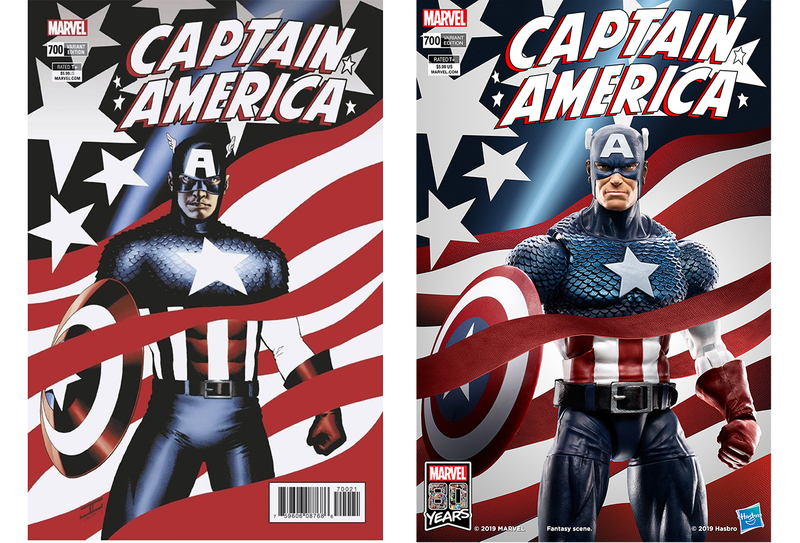 Illustration for article titled Hasbro Recreates Classic Marvel Comic Covers With Toys